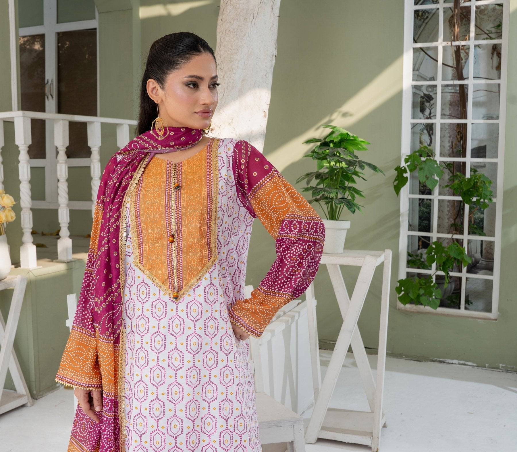 0000602-Irsa stitched Rangoli lawn suit