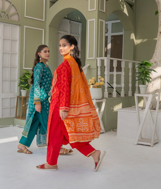 0000606-Urwa stitched Rangoli lawn suit