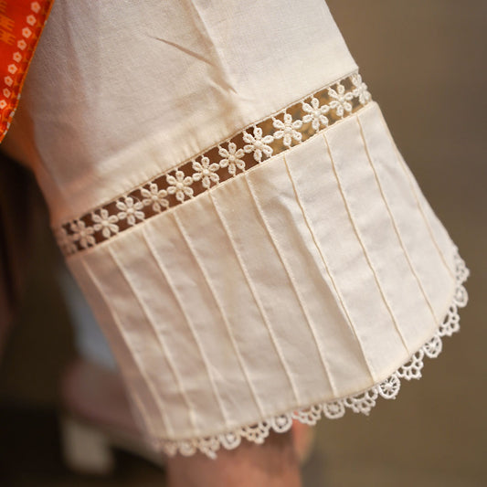 Ivory Cambric Trouser